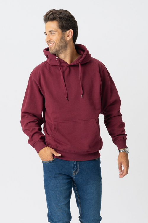 Basic Hoodie - Burgundy red