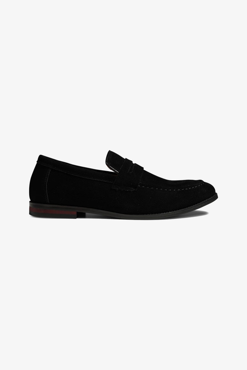 Loafers Suede - Black