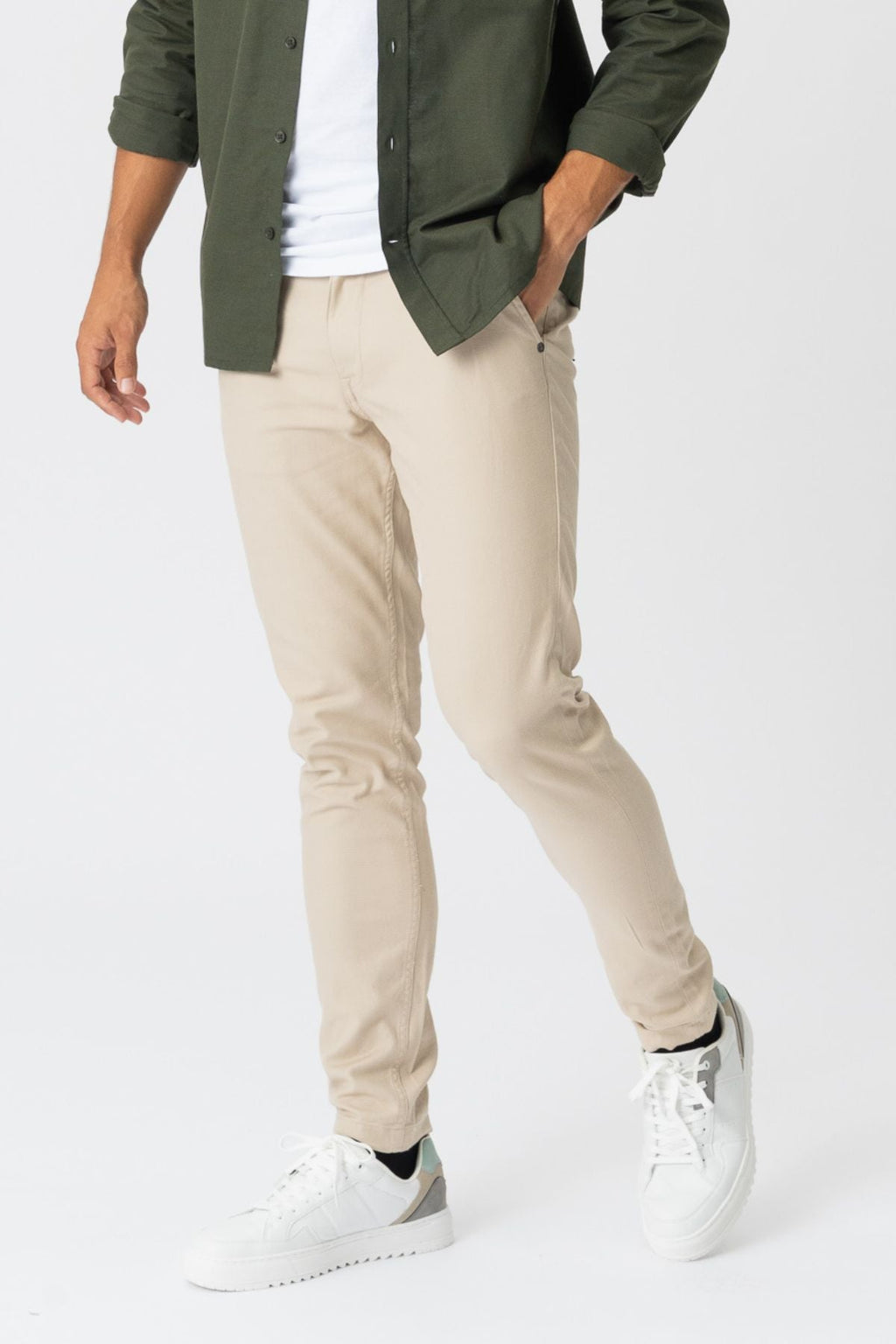 Performance Structure Trousers - Beige