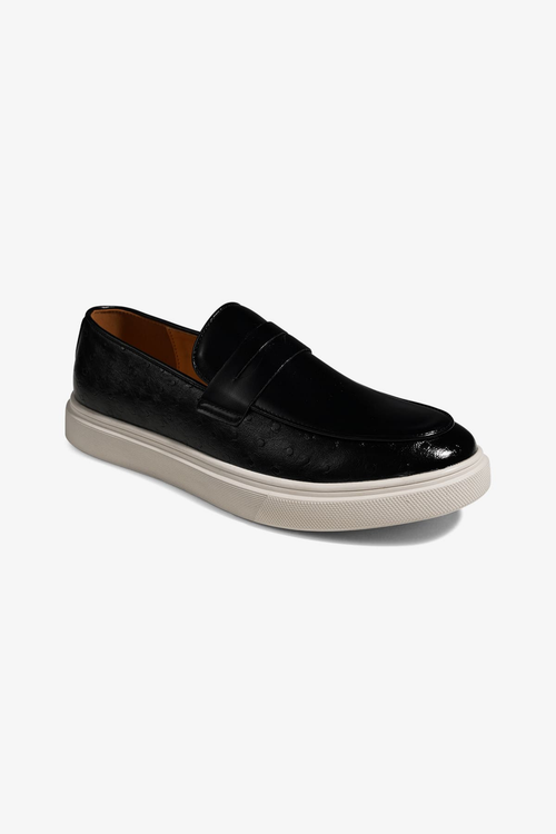 Loafers Leather - Black