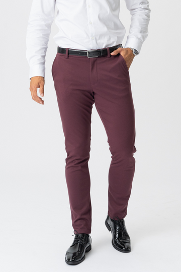 Performance Trousers - Burgundy