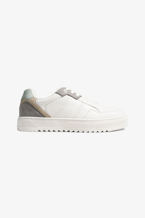 Classic Sneaker - White/Grey/Green