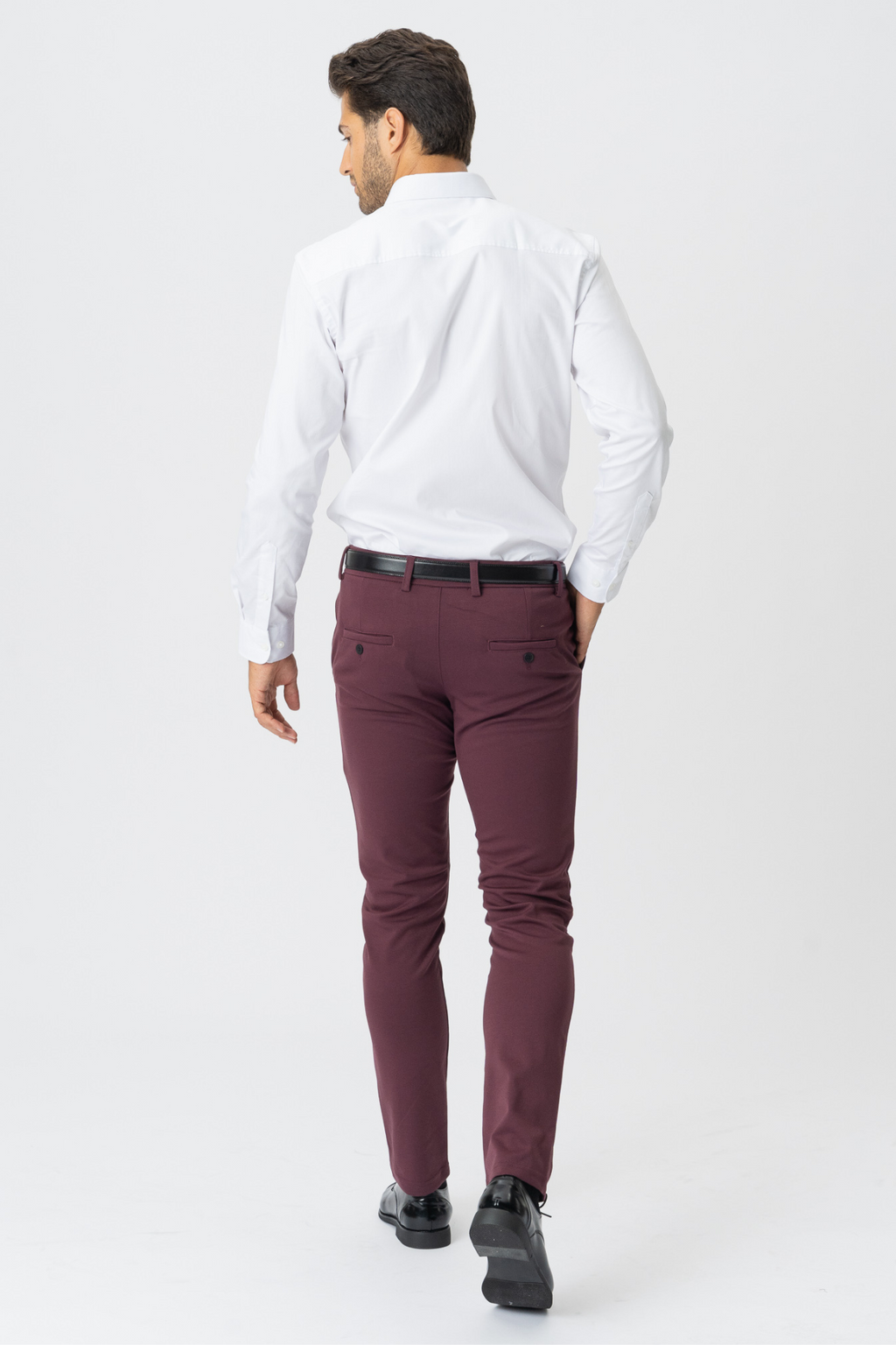 Performance Trousers - Burgundy