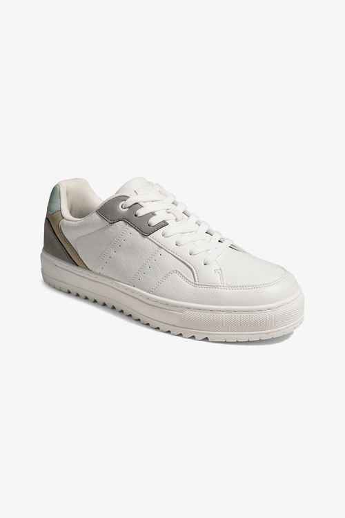 Classic Sneaker - White/Grey/Green