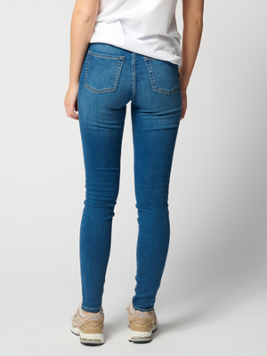 Performance Skinny Jeans - Medium Blue Denim