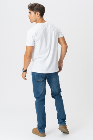 Performance Jeans (Regular) - Medium Blue Denim