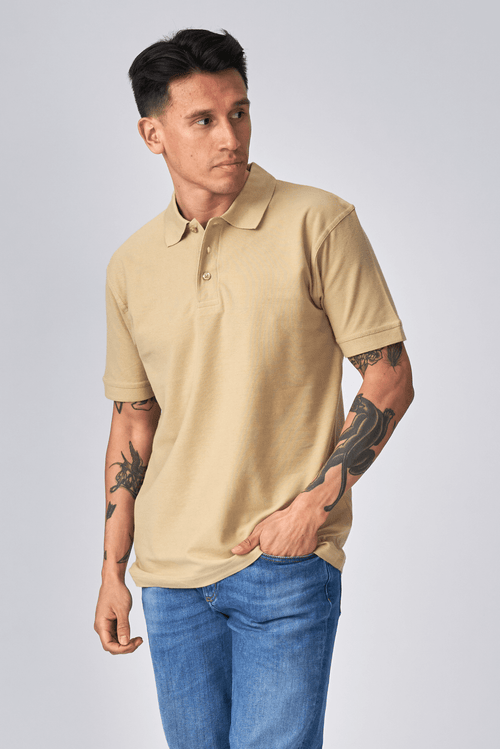 Basic Polo shirt- Khaki