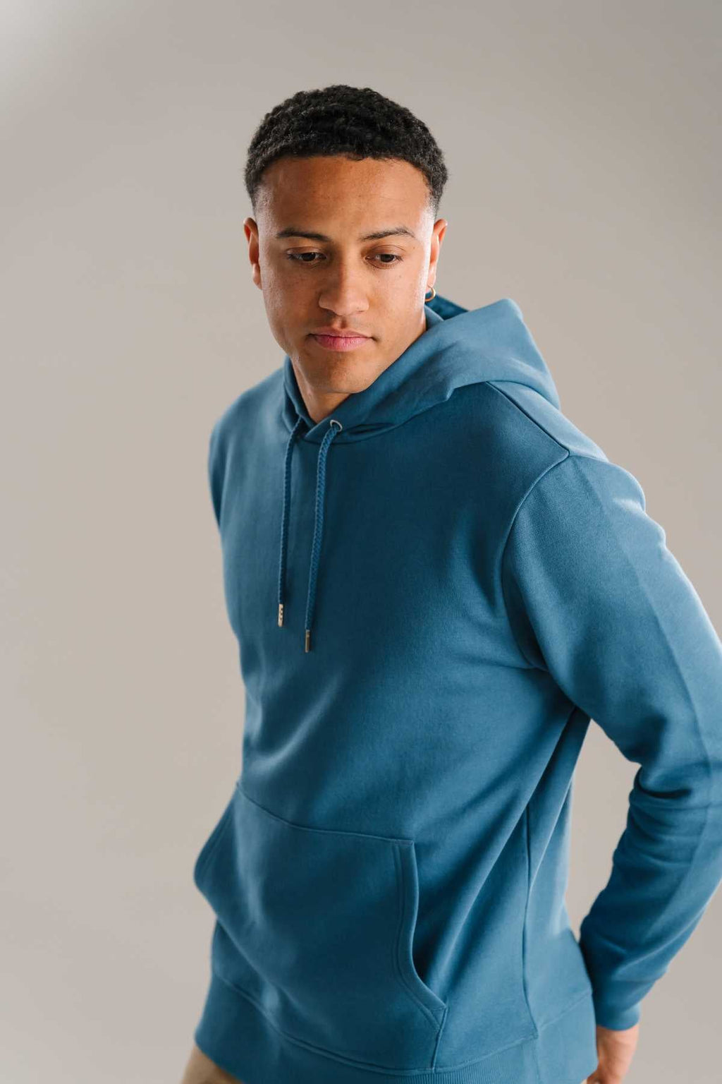 Sweatshirt Hoodie - Dusty Blue