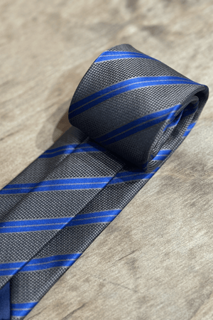 Tie - Bronze/Blue