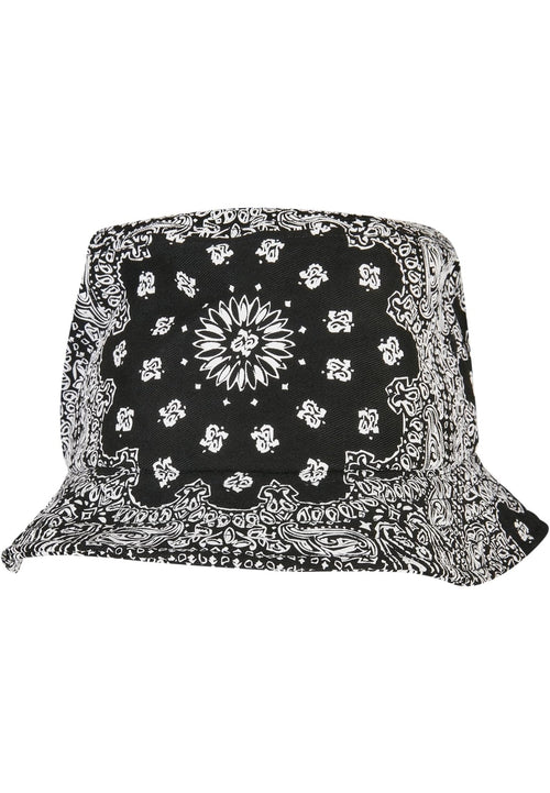 Bandana Print Bucket Hat - Black - TeeShoppen Group™ - Accessories - TeeShoppen