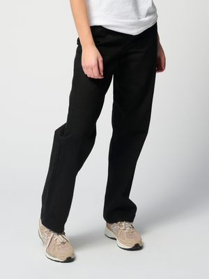 Performance Loose Jeans - Black Denim