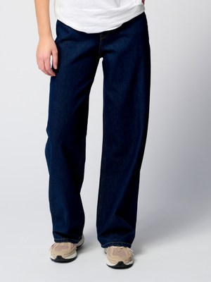 Performance Wide Jeans - Dark Blue Denim