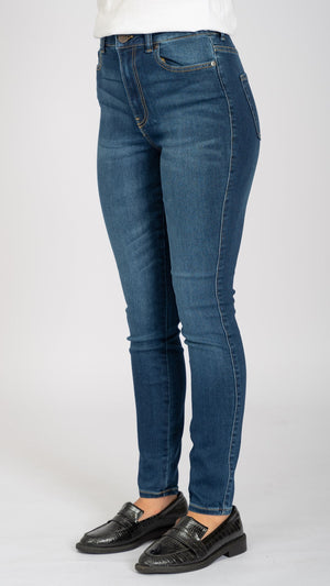 Performance Skinny Jeans - Medium Blue Denim