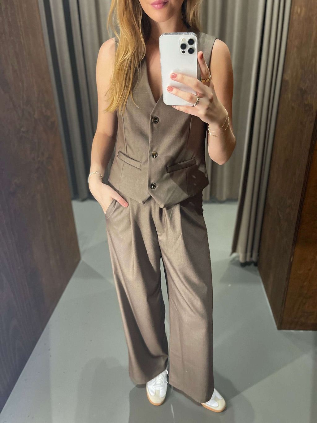 Nadia Trousers - Taupe