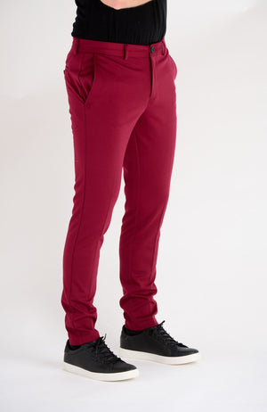 Performance Trousers - Dark Red