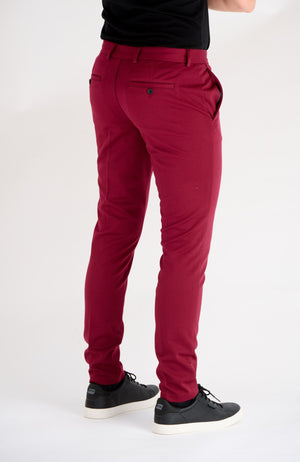 Performance Trousers - Dark Red