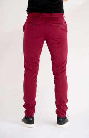 Performance Trousers - Dark Red