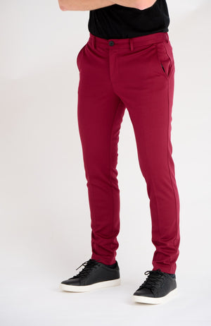 Performance Trousers - Dark Red