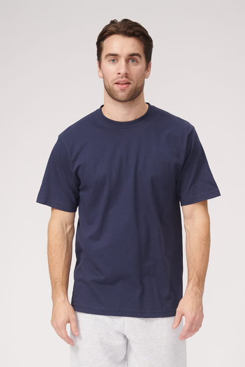 Oversized T-shirt - Navy - TeeShoppen - Blå