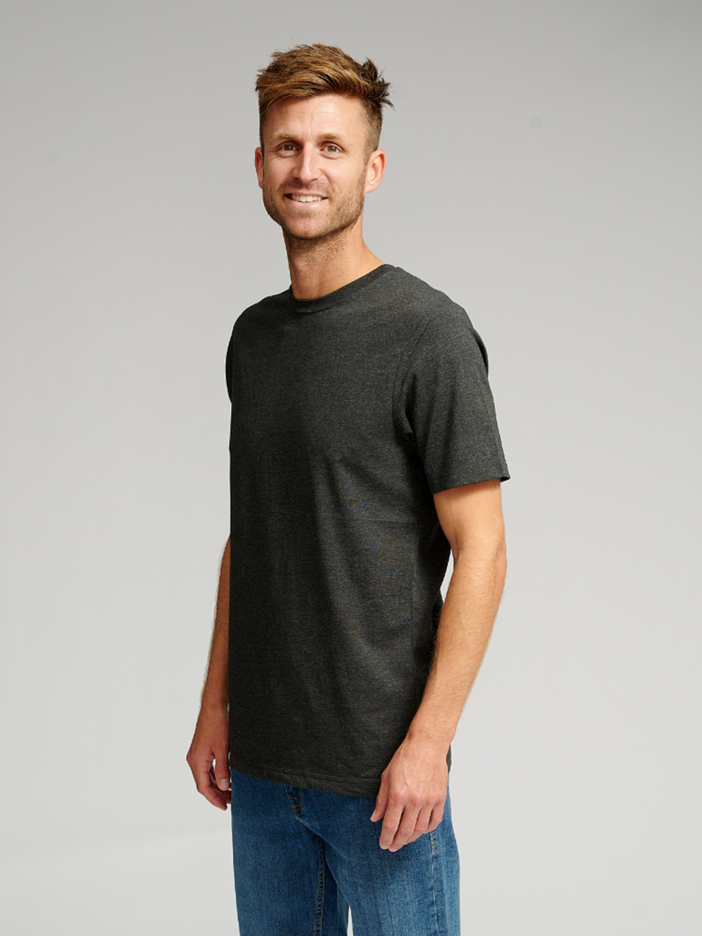 Organic Basic T-shirt - Dark Grey