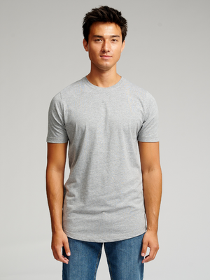 Long T-shirt - Grey Melange