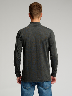 Rollneck jumper - Dark grey