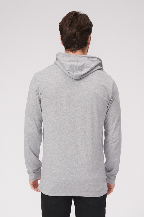 Light hoodie - Lysegrå - TeeShoppen - Sort