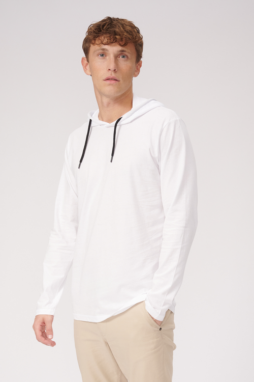 Light hoodie - Hvid - TeeShoppen - Hvid