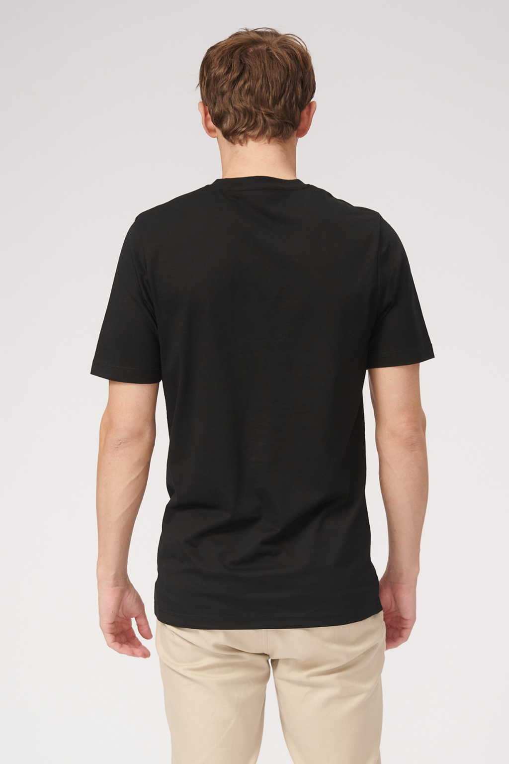 Basic V-neck t-shirt - Black