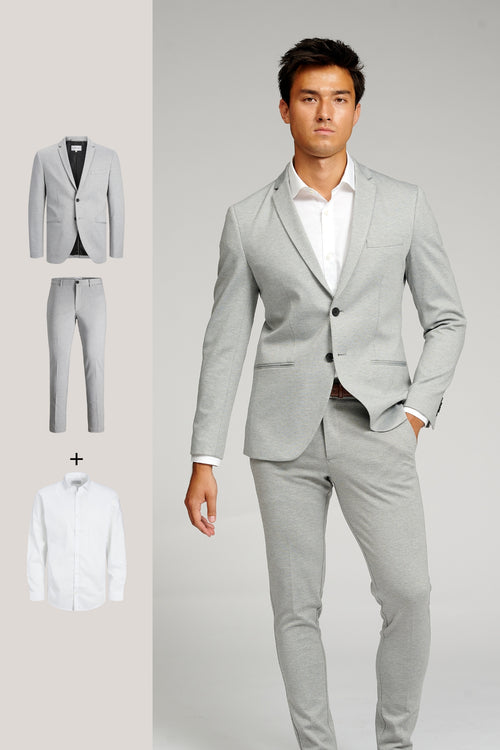 The Original Performance Suit (Light Grey) + The Original Performance Shirt - Package Deal