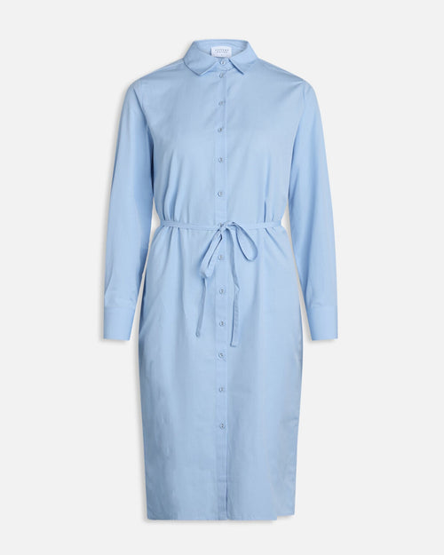 Morika Long Shirt Dress - Medium Blue - Sisters Point - Blue