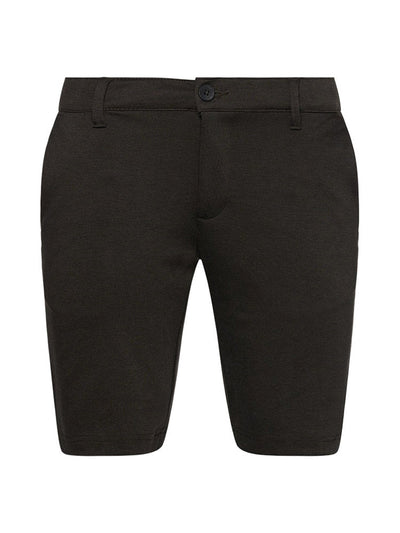 Chino Shorts - Dark Grey - TeeShoppen - Black 4