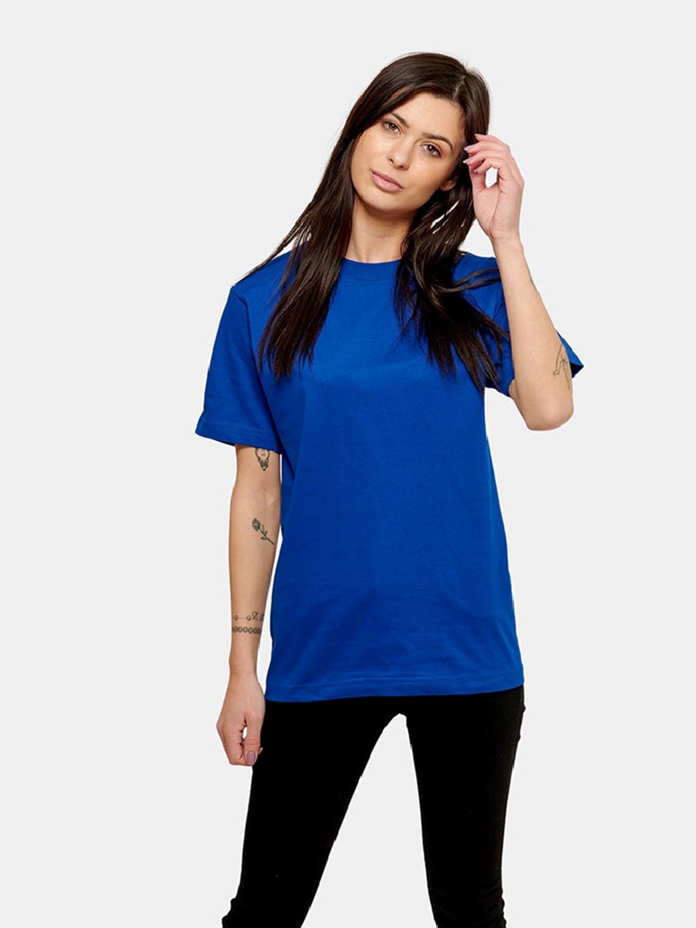Oversized t-shirt - Royal - TeeShoppen - Blue