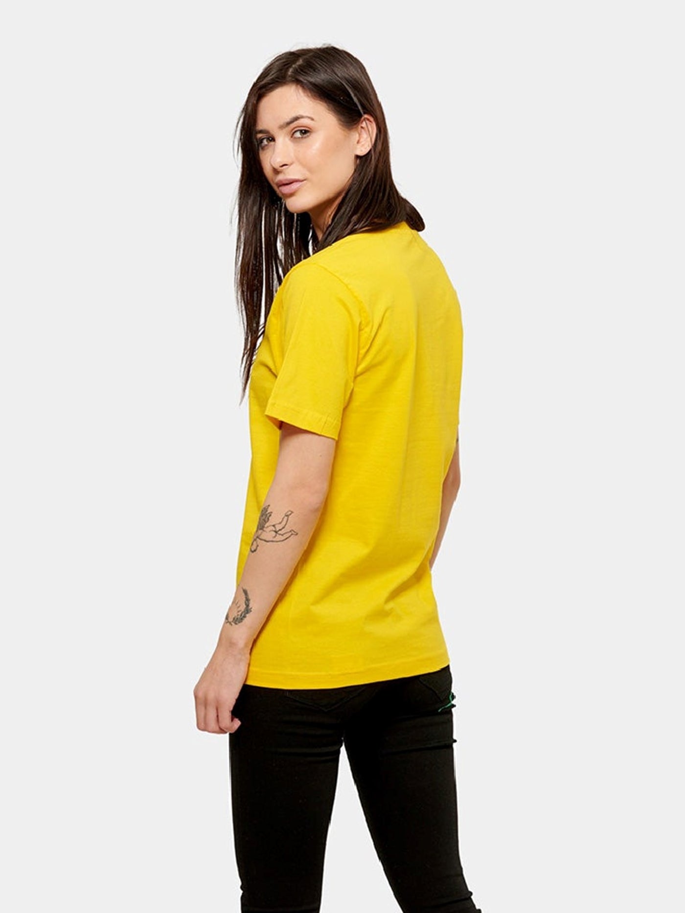 Oversized t-shirt - Yellow - TeeShoppen - Yellow 3