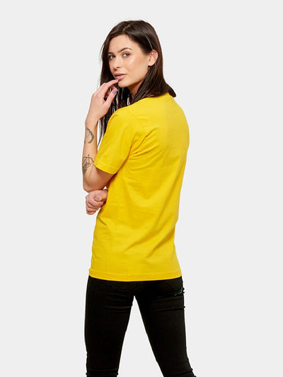 Oversized t-shirt - Yellow - TeeShoppen - Yellow 4