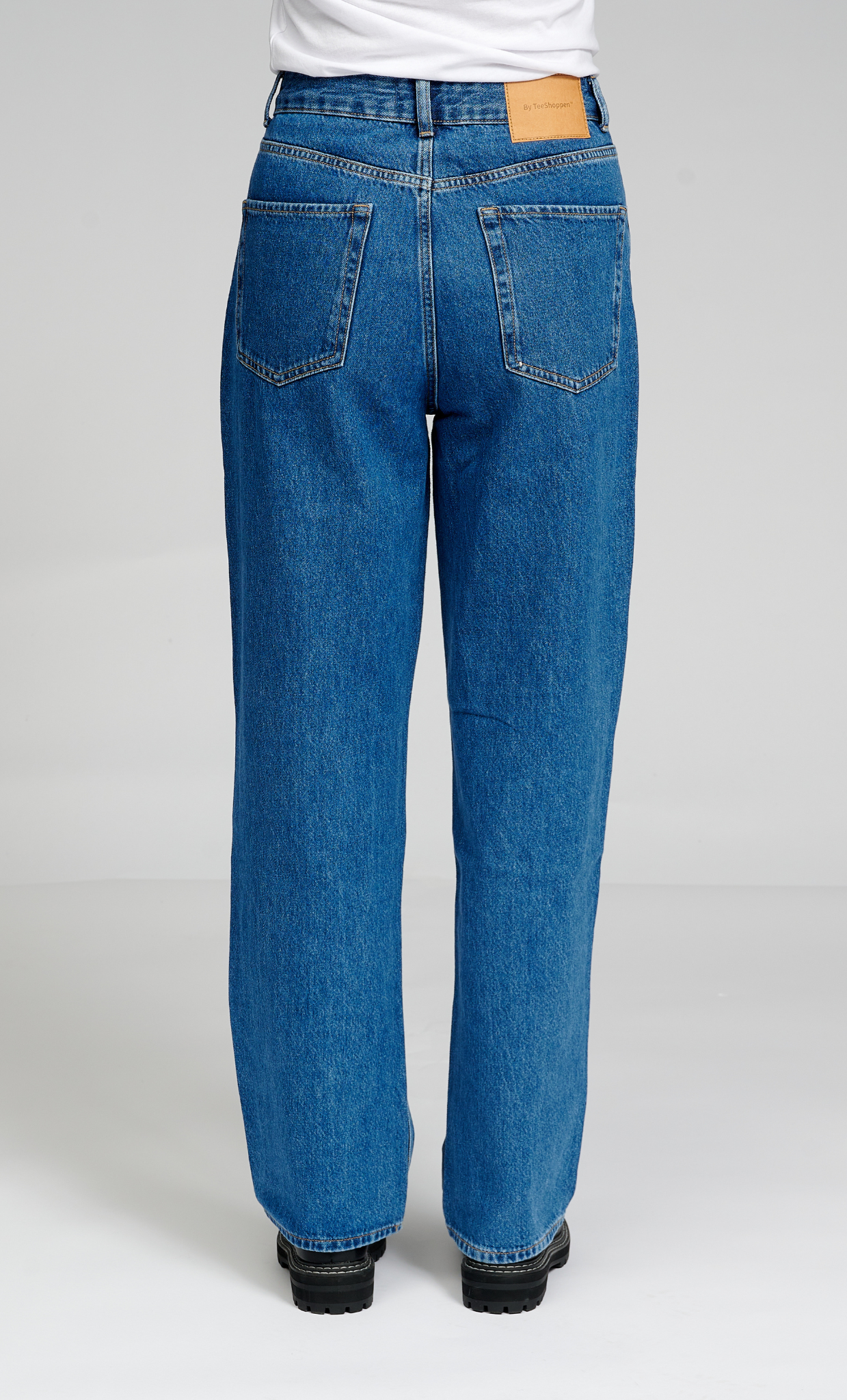Performance Loose Jeans - Medium Blue Denim - TeeShoppen - Blue 10