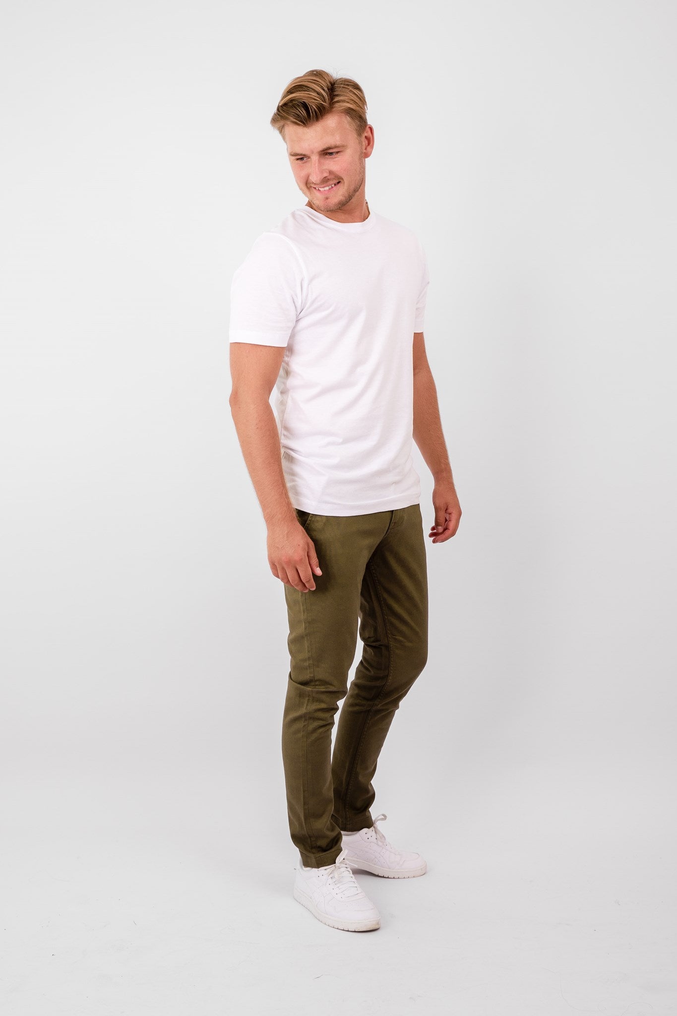 Performance Structure Trousers - Olive - TeeShoppen - Green 4