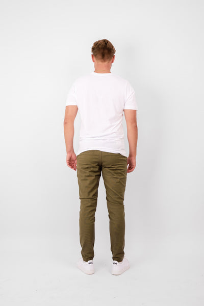 Performance Structure Trousers - Olive - TeeShoppen - Green 5