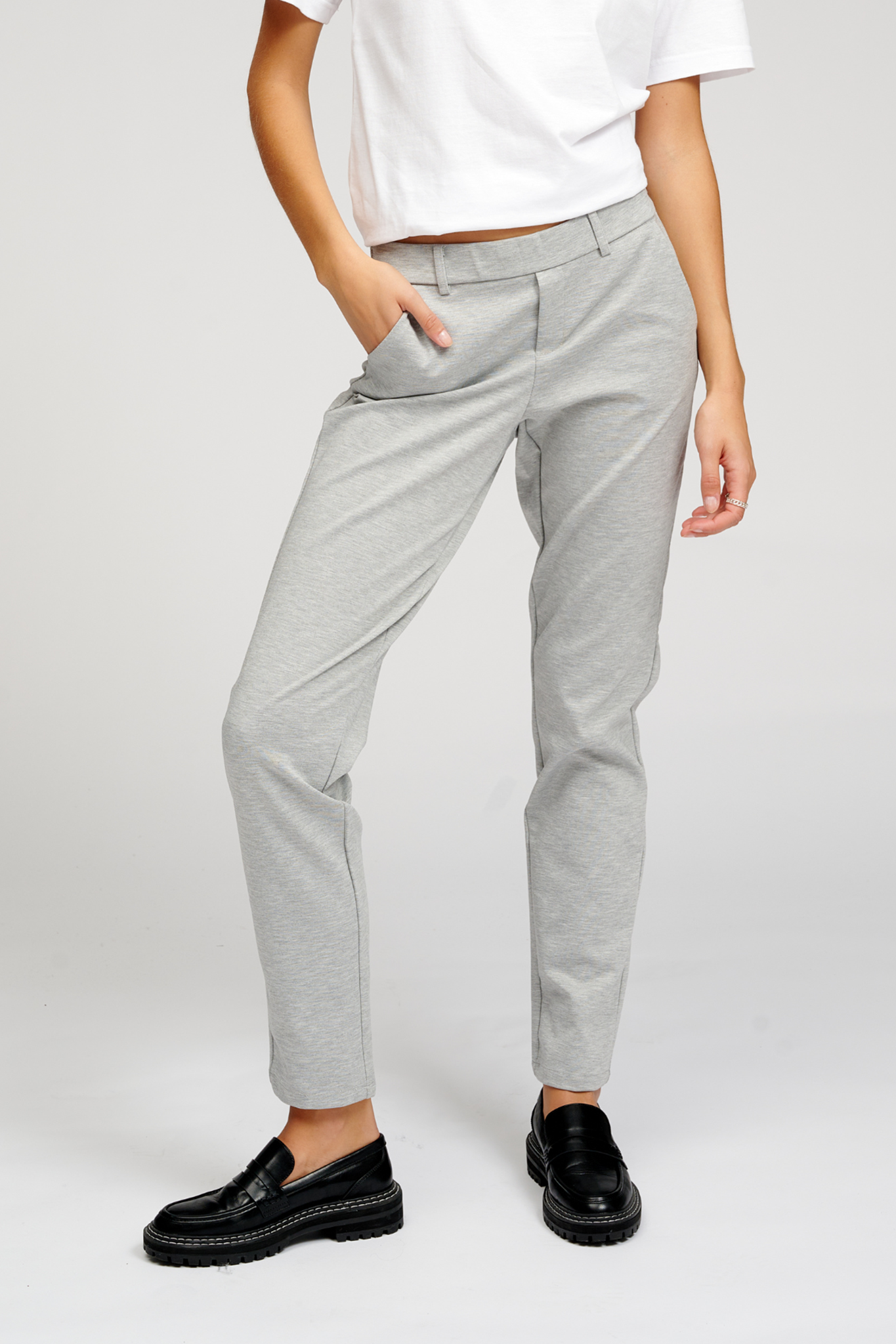 Performance Trousers - Light Grey - TeeShoppen - Grey