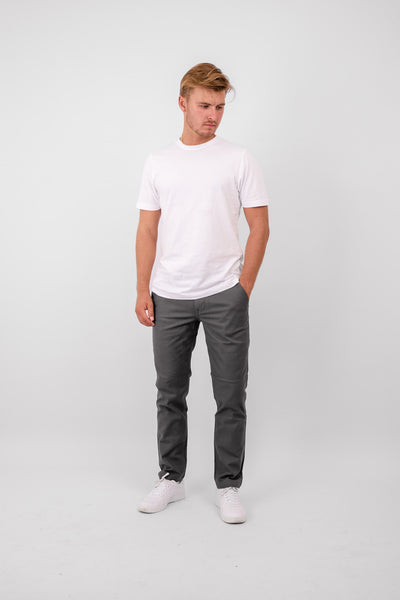 Performance Structure Trousers (Regular) - Dark Grey - TeeShoppen - Grey 4
