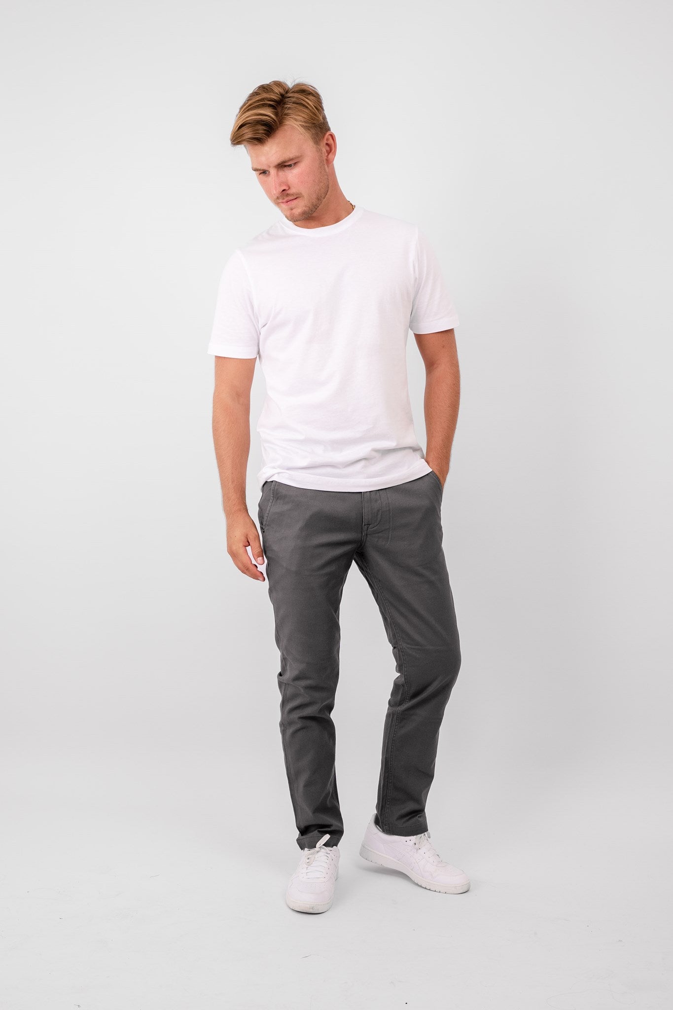 Performance Structure Trousers (Regular) - Dark Grey - TeeShoppen - Grey 3