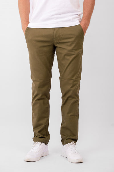 Performance Structure Trousers (Regular) - Olive - TeeShoppen - Green