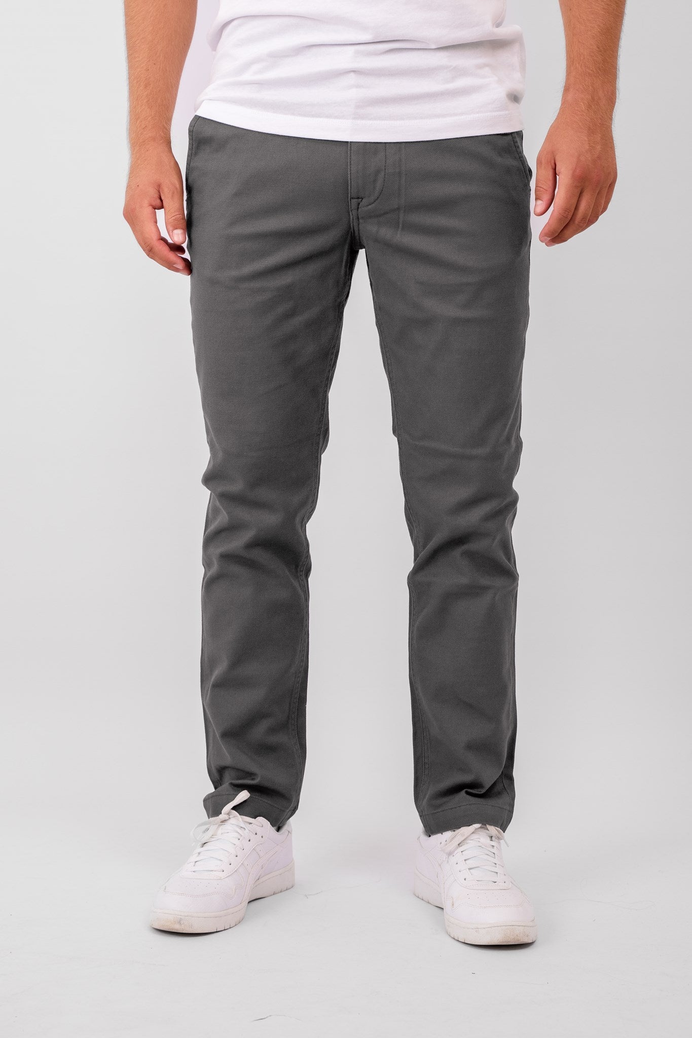 Performance Structure Trousers (Regular) - Dark Grey - TeeShoppen - Grey