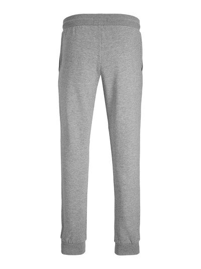 Basic Sweatpants -  Light Grey Melange - TeeShoppen - Grey 5