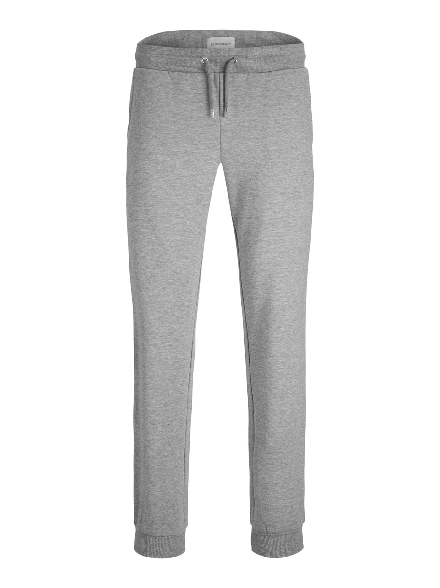 Basic Sweatpants -  Light Grey Melange - TeeShoppen - Grey 6