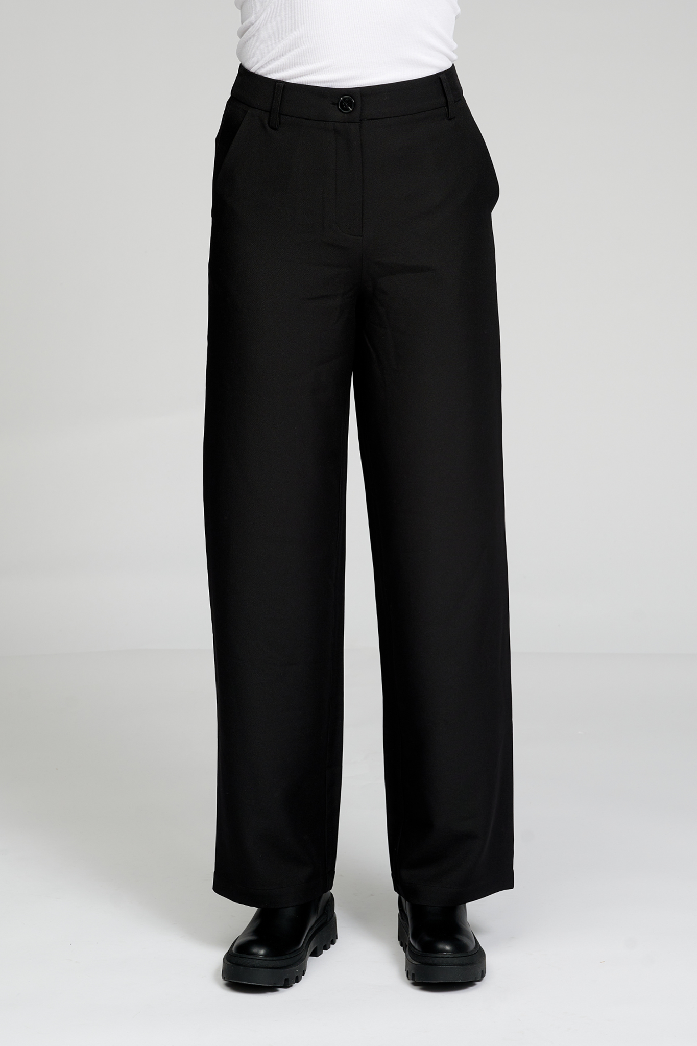 Classic Suit Trousers - Black - TeeShoppen - Black 5