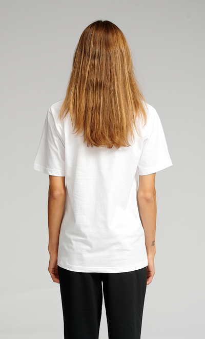 Oversized T-shirt - White - TeeShoppen - White 4
