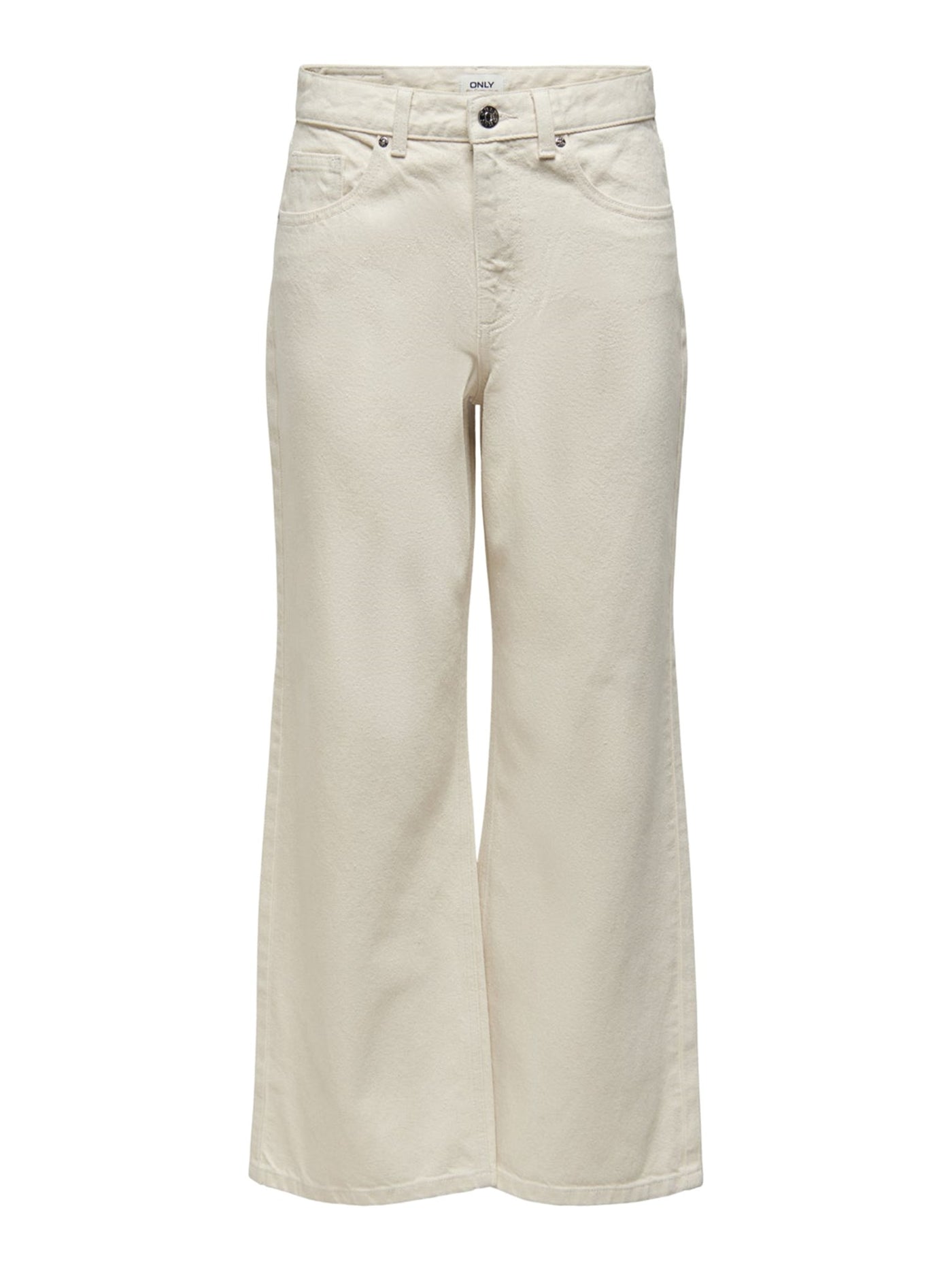 Donna Jeans (wide leg) - Ecru - ONLY - White