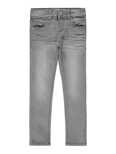 Skinny fit Jeans in organic cotton - Grey denim - Name It - Grey