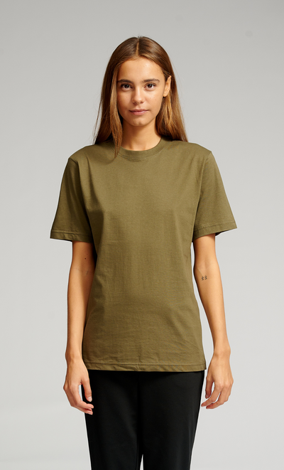 Oversized T-shirt - Army Green - TeeShoppen - Green